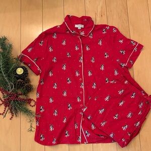 PetHoliday Snuggles Pajama Set w French bull Dog Print LOFT Fun Sleepover